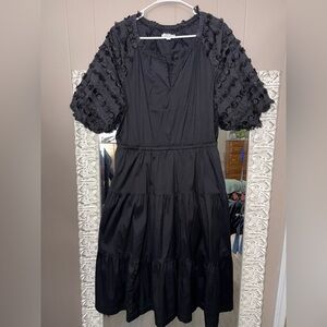 Chico's Black Midi Dress